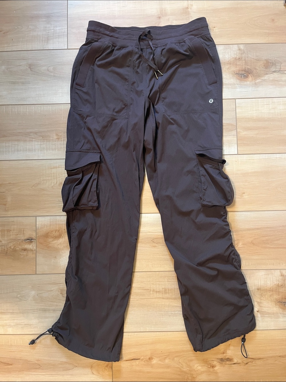 lululemon athletica Women's Dark Brown Cargo Track Joggers